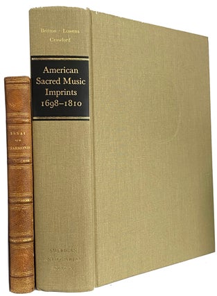 Item #41340 American Sacred Music Imprints 1698-1810: A Bibliography. Allen Perdue BRITTON,...