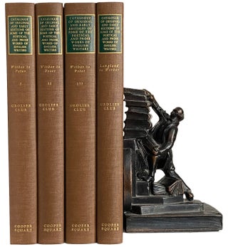 Catalogue of Original and Early Editions of Some of the Poetical and Prose Works of English...