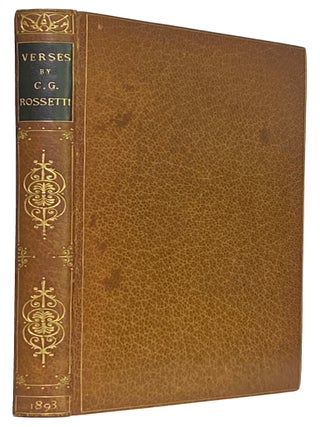 Verses. by Christina G. Rossetti. Christina G. ROSSETTI.