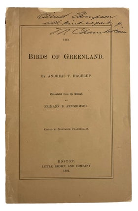 Item #42070 The Birds of Greenland. Translated from the Danish by Frimann B. Arngrimson. Edited...