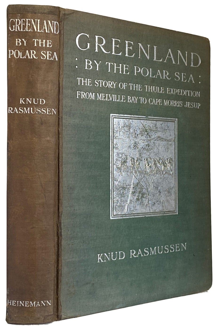 Map Knud Rasmussen Greenland By The Polar Sea. The Story of the Thule Expedition from ...