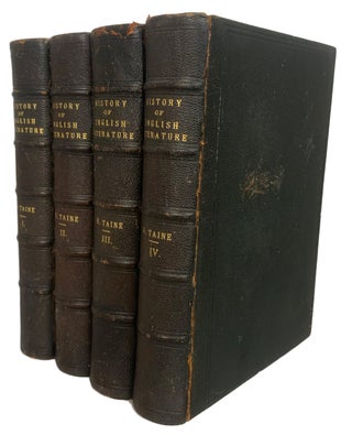 Item #42376 History of English Literature. Translated from the French by H. Van Laun. In Four...