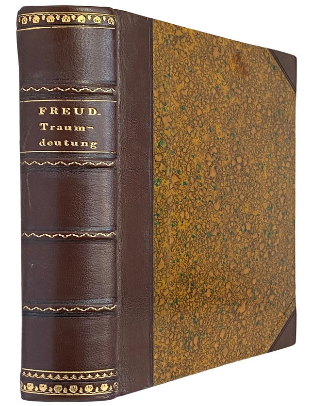 Item #42501 Die Traumdeutung von Dr. Sigm. Freud. Flecterne si nequeo superos, acheronta movebo. Printing, the Mind of Man. 389.