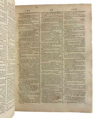 A Dictionary of the English Language in which The Words are deduced from their Originals, and Illustrated in their Different Significations by Examples from the best Writers. To which are prefixed, A History of the Language, and An English Grammar By Samuel Johnson. In Two Volumes.