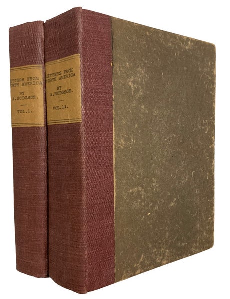 Item #43601 Letters from North America written During a Tour in the United States and Canada. Adam HODGSON.