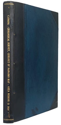 Item #43602 Geology of the Nanaimo Map-Aera. Geological Survey. Memoir 51. Charles H. CLAPP