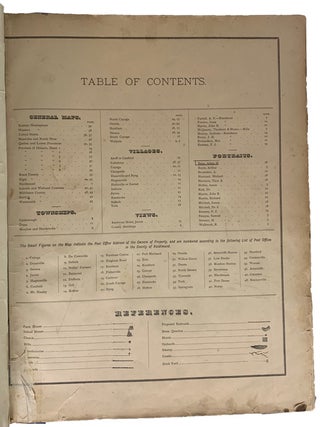 Illustrated Historical Atlas of the County of Haldimand. Compiled Drawn and Published from Personal Examinations and Surveys by H.R. Page & Co.