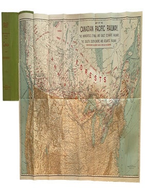 Item #44104 Map of the Canadian Pacific Railway, The Minneapolis, St. Paul and Sault Ste Marie Railway, The Duluth South Shore and Atlantic Railway. Indicating where the different classes of sport are to be obtained. CANADIAN Pacific Railway. Map. 1893.