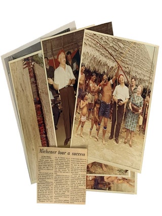 A collection of official Programmes, brochures, passes, table seating plans, menus, invitations, guidebooks, photographs, and post cards for three official tours taken by Roland Michener : The Carribean. Feb.11-26, 1969; Arctic Tour. Aug. 13-24, 1970. (only 4 post-cards); and the Netherlands and Luxembourg 14 -27,April 1971. Also, are three photographs of Governor-General in Lahr, Germany-"en route to Iran, October,1971"